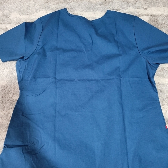 Dickies Women's Blue Scrub Top - Picture 2 of 10
